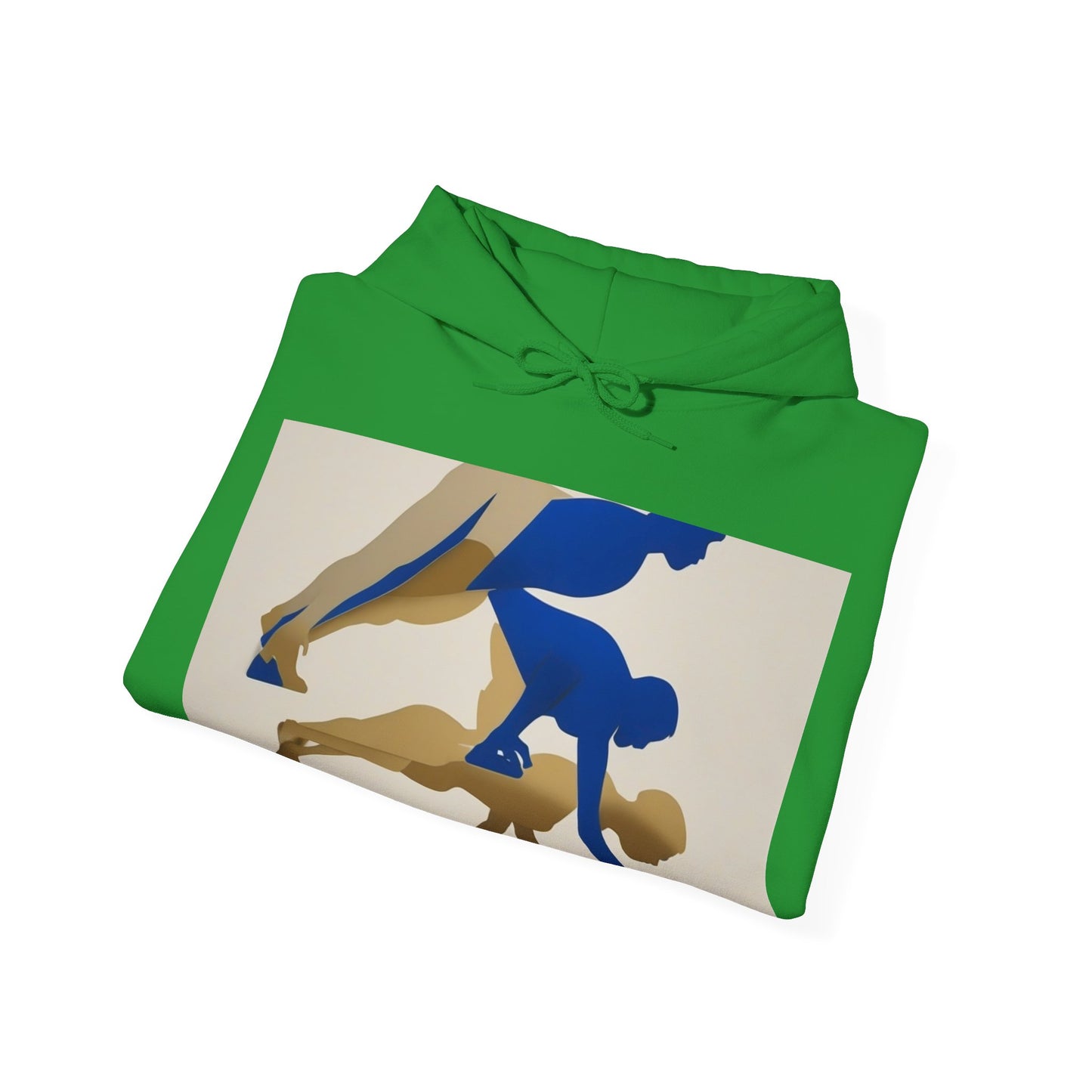 boostlete-mile-by-mile-scene-push-up-duotone-paper-0040 — Unisex Heavy Blend Hooded Sweatshirt (Gildan)