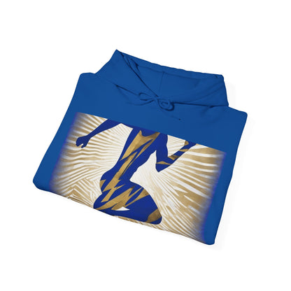 boostlete-field-day-scene-sprinter-motion-paper-0496 — Unisex Heavy Blend Hooded Sweatshirt (Gildan)