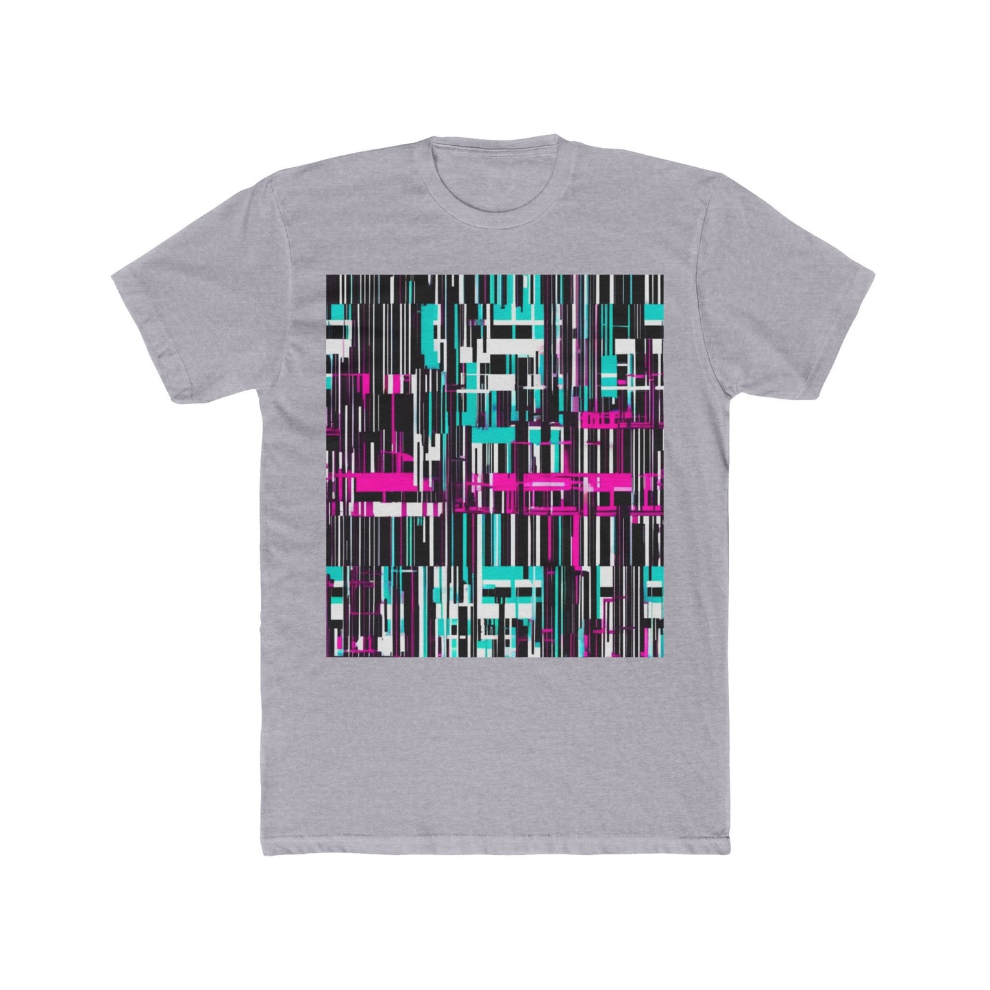 boostlete-am-crew-pattern-barcode-bold-0023 — Unisex Cotton Crew Tee (NL 3600)