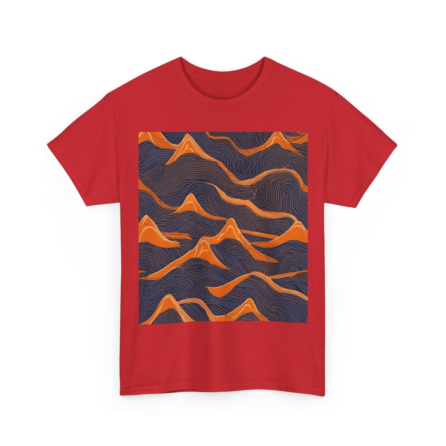 boostlete-boost-mode-pattern-topographic-engraved-0035 — Unisex Heavy Cotton Tee (Gildan 5000)
