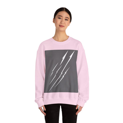 boostlete-boost-mode-icon-lightning-soft-industrial-0446 — Unisex Heavy Blend Crewneck (G18000)