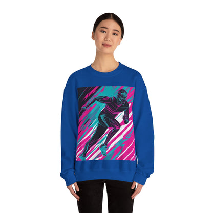boostlete-mile-by-mile-scene-sprinter-motion-modern-0828 — Unisex Heavy Blend Crewneck (G18000)