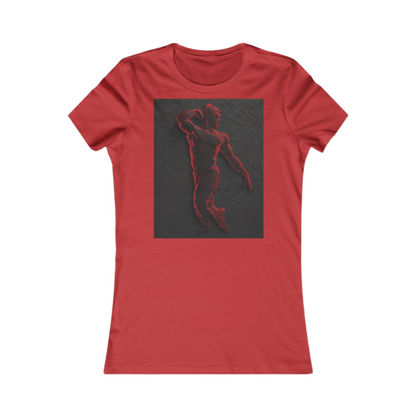 boostlete-rise-grind-scene-yogi-3d-isometric-0204 — Women's Favorite Tee (B+C 6004)