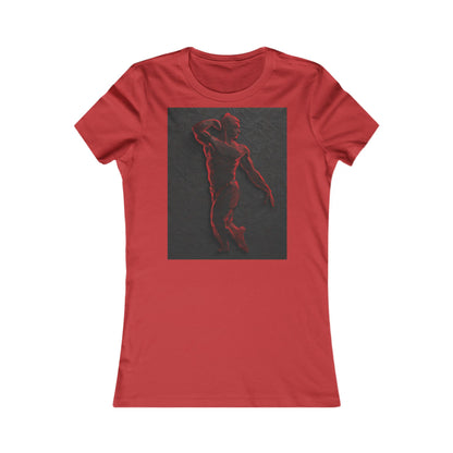 boostlete-rise-grind-scene-yogi-3d-isometric-0204 — Women's Favorite Tee (B+C 6004)