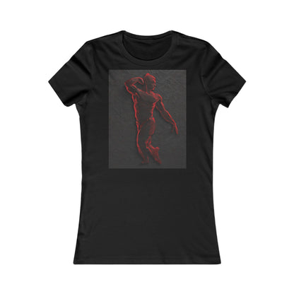 boostlete-rise-grind-scene-yogi-3d-isometric-0204 — Women's Favorite Tee (B+C 6004)