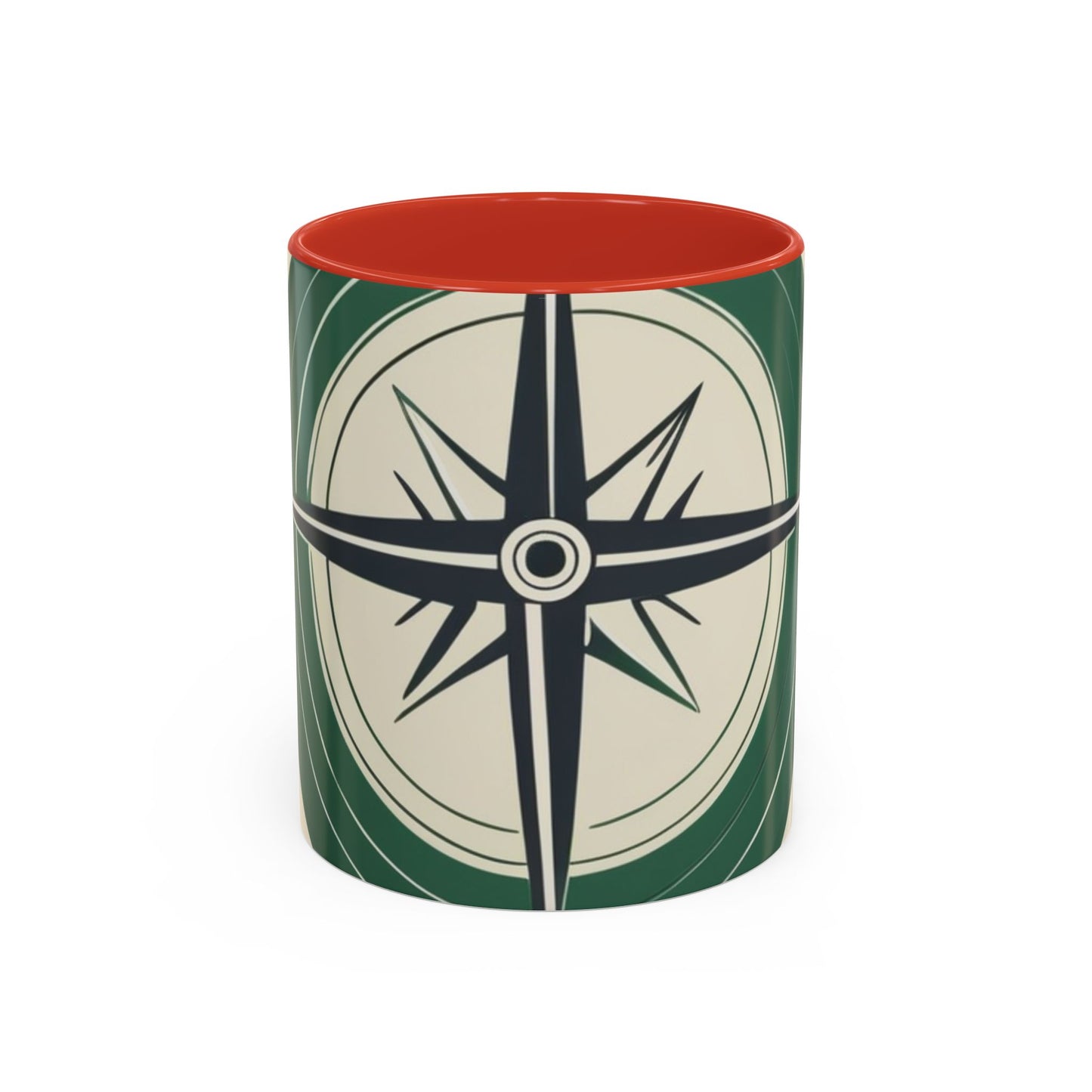 boostlete-iron-intent-icon-compass-soft-blueprint-0614 — Accent Mug 11/15oz