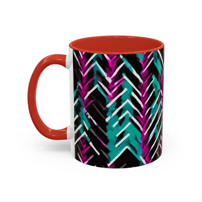 boostlete-recovery-progress-pattern-chevron-retro-0243 — Accent Mug 11/15oz