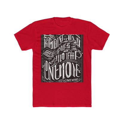 boostlete-mile-by-mile-type-one-more-split-line-art-0001 — Unisex Cotton Crew Tee (NL 3600)