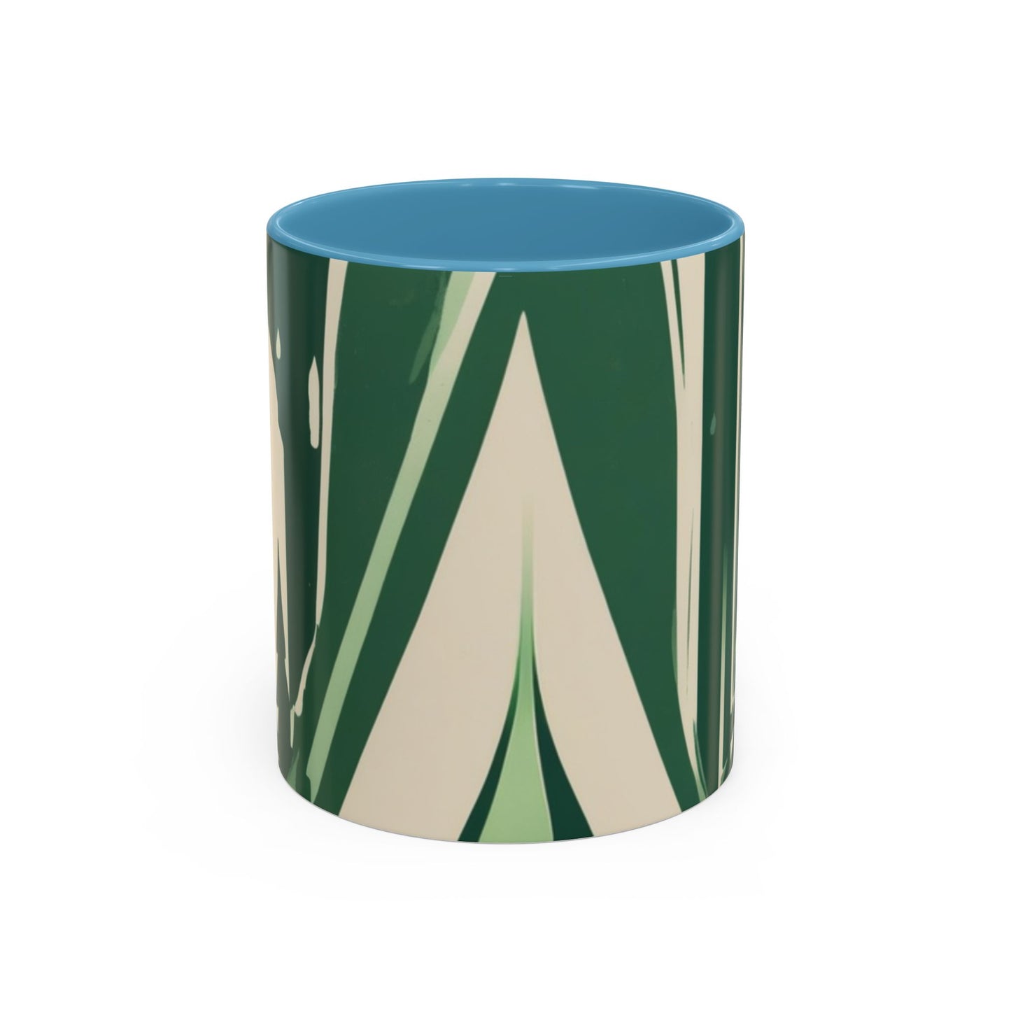 boostlete-quiet-power-icon-water-glitch-retro-0186 — Accent Mug 11oz/15oz