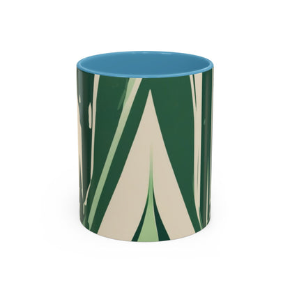 boostlete-quiet-power-icon-water-glitch-retro-0186 — Accent Mug 11oz/15oz