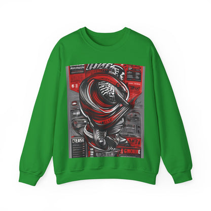 boostlete-field-day-type-chase-capacity-big-monoline-0813 — Unisex Heavy Blend Crewneck (G18000)