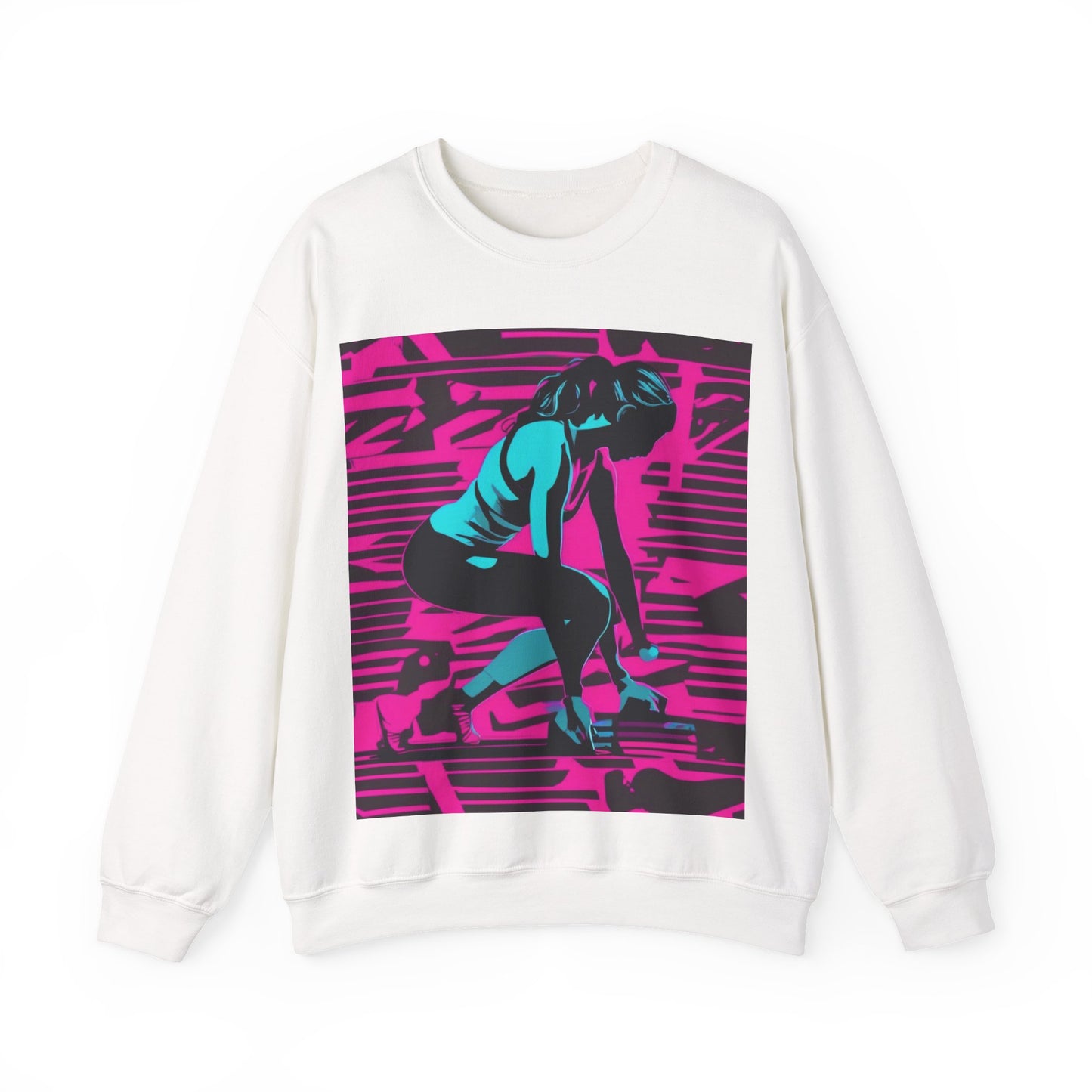 boostlete-headspace-scene-push-up-matte-modern-0260 — Unisex Heavy Blend Crewneck Sweatshirt (Gildan)