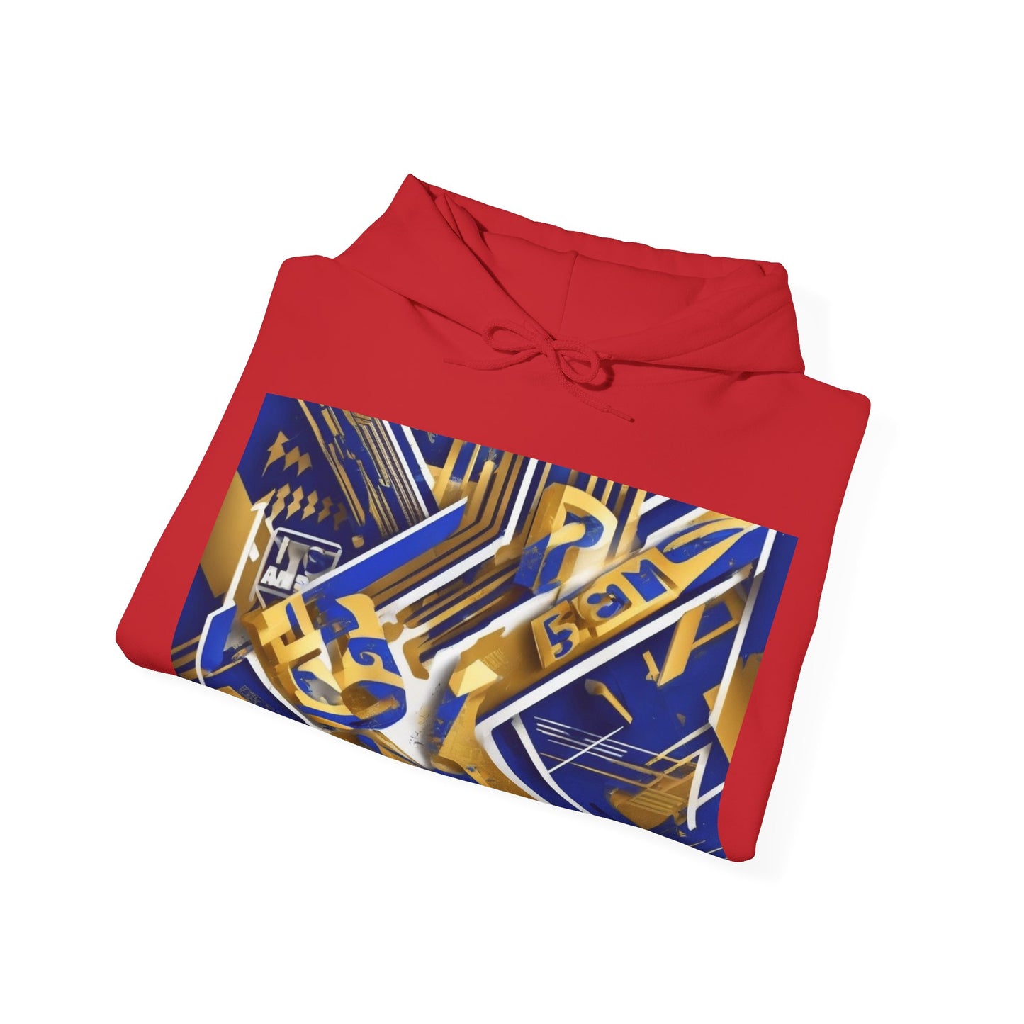 boostlete-am-crew-type-progress-beats-perfect-diagonal-modern-0209 — Unisex Heavy Blend Hooded Sweatshirt (Gildan)