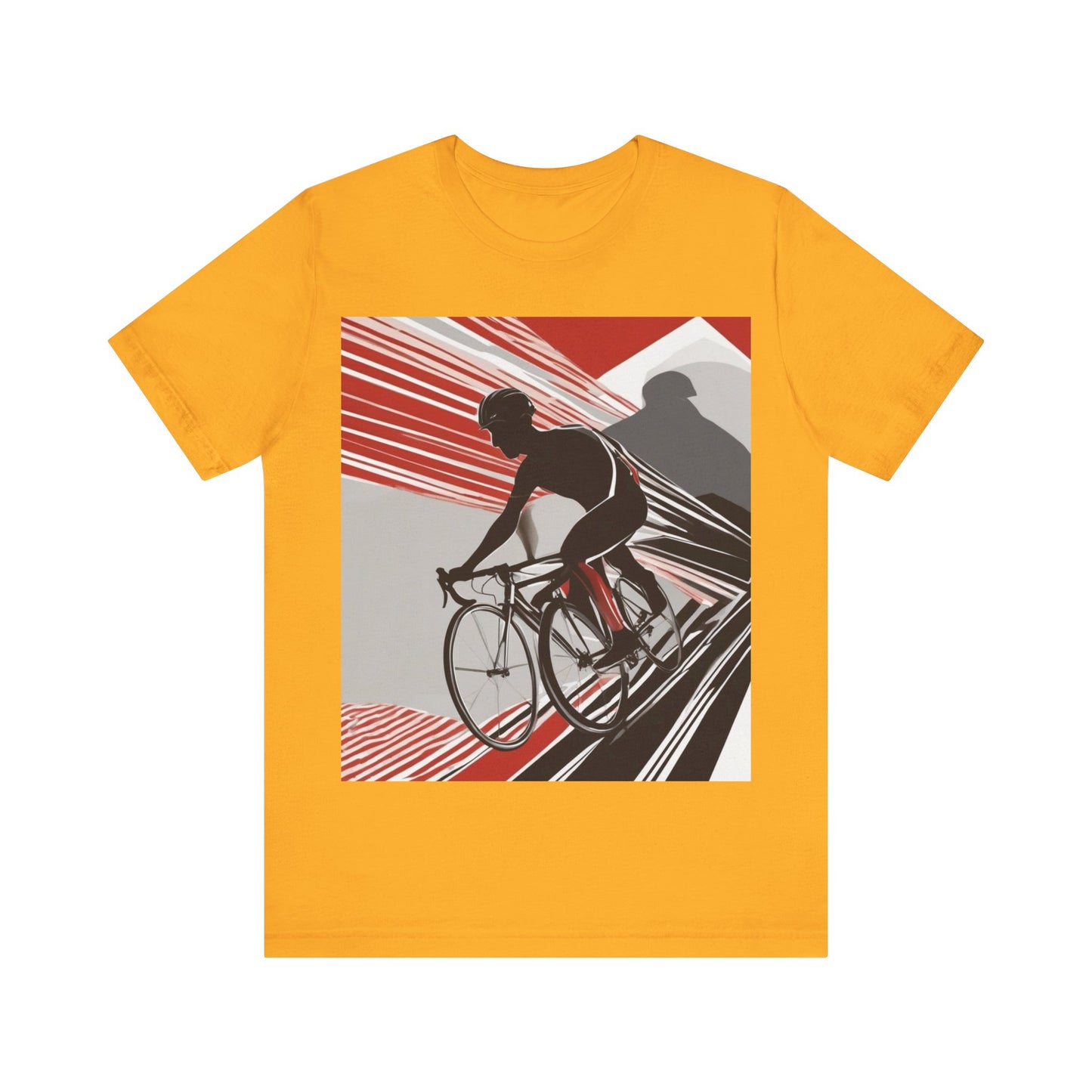 boostlete-boost-mode-scene-cyclist-speed-geometric-0208 — Unisex Jersey Short Sleeve (B+C 3001)