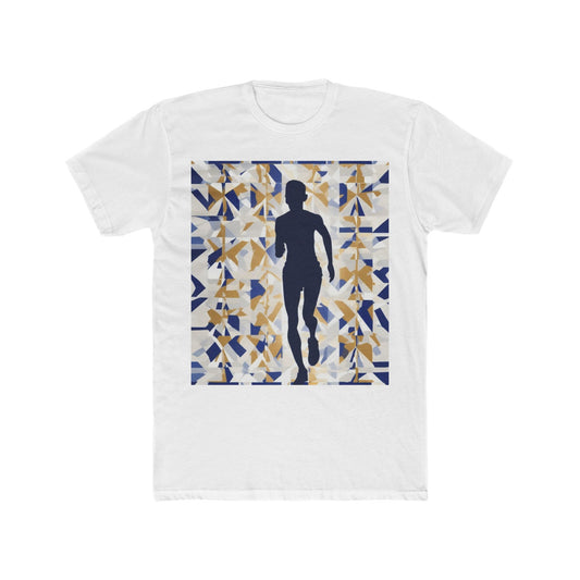 boostlete-recovery-progress-scene-marathoner-matte-geometric-0448 — Unisex Cotton Crew Tee (NL 3600)