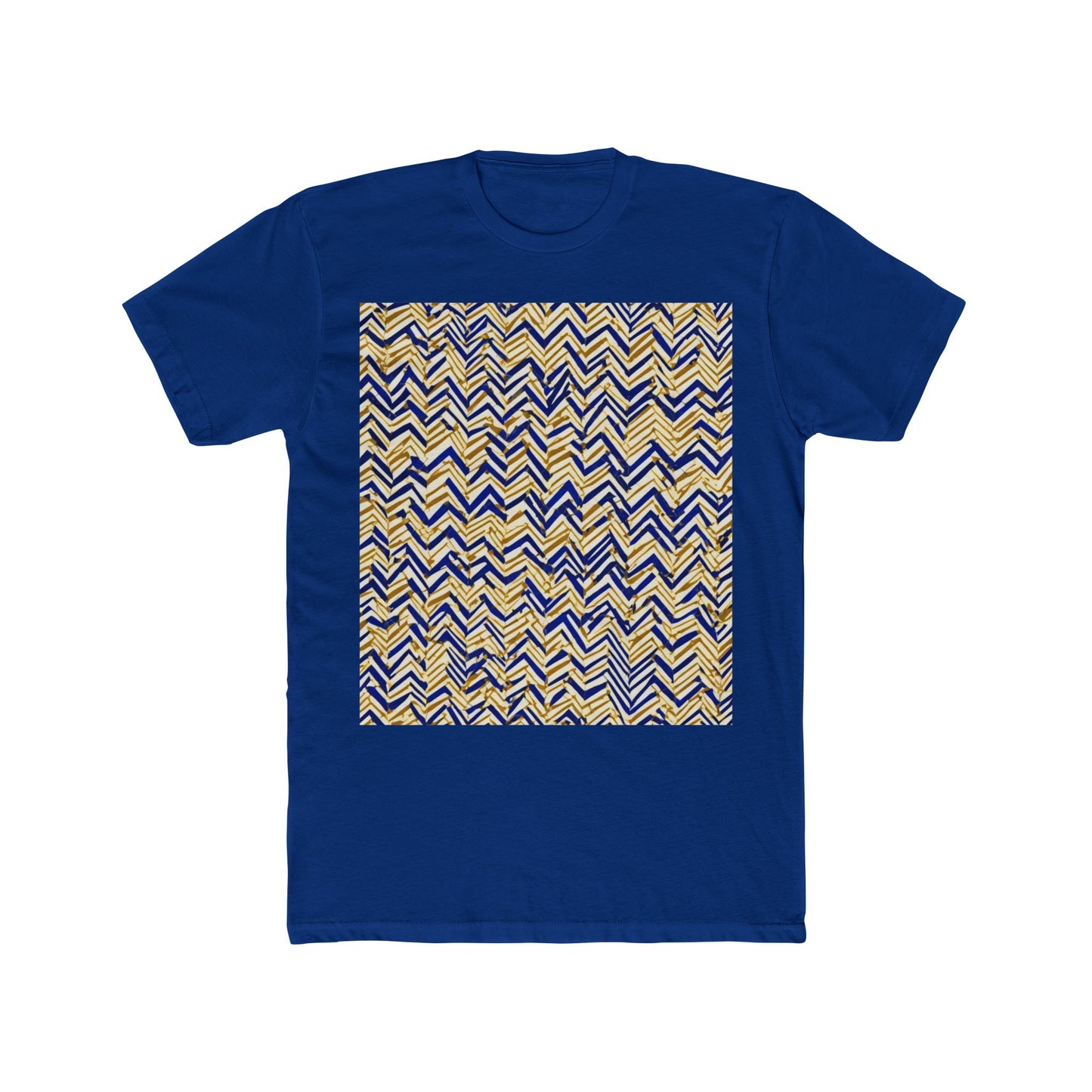 boostlete-boost-mode-pattern-ekg-line-art-0091 — Unisex Cotton Crew Tee (NL 3600)