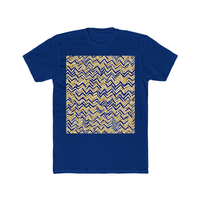 boostlete-boost-mode-pattern-ekg-line-art-0091 — Unisex Cotton Crew Tee (NL 3600)