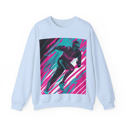 boostlete-mile-by-mile-scene-sprinter-motion-modern-0828 — Unisex Heavy Blend Crewneck (G18000)