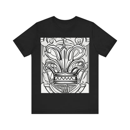 boostlete-boost-mode-icon-crown-offset-line-art-0190 — Unisex Jersey Short Sleeve (B+C 3001)