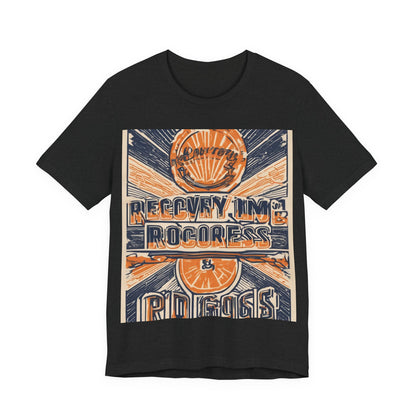 boostlete-boost-mode-type-recovery-progress-outline-over-solid-badge-0161 — Unisex Jersey Short Sleeve (B+C 3001)