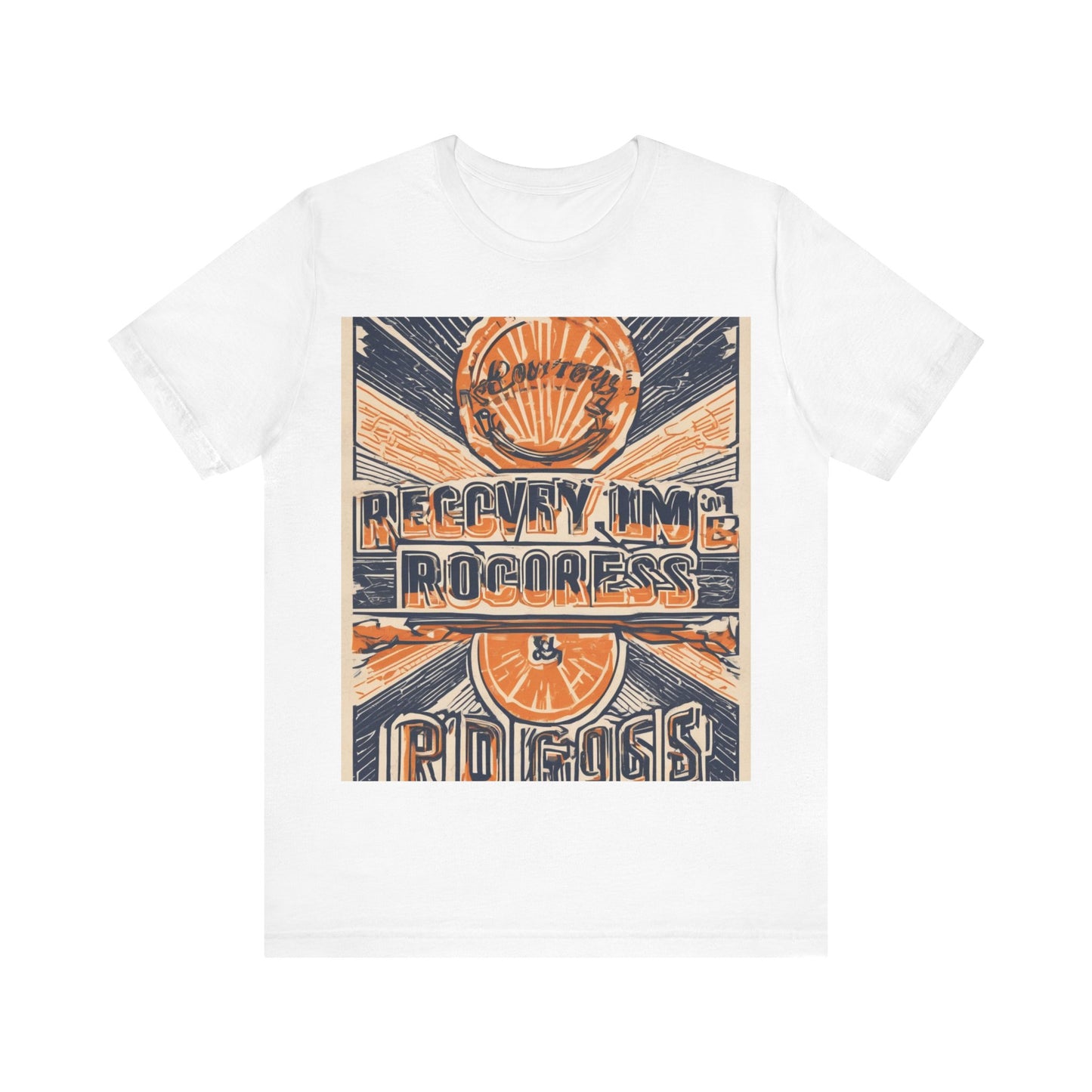 boostlete-boost-mode-type-recovery-progress-outline-over-solid-badge-0161 — Unisex Jersey Short Sleeve (B+C 3001)