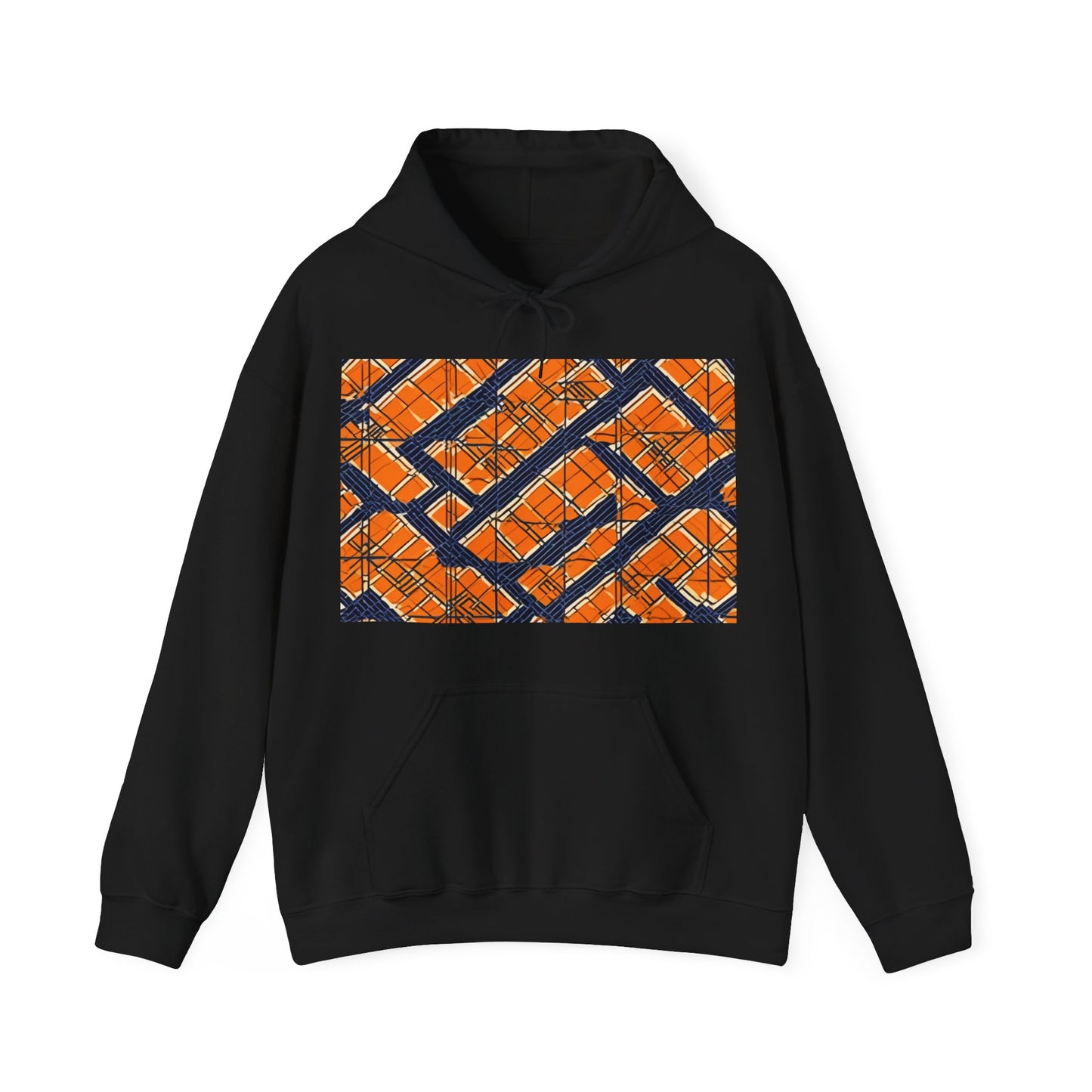 boostlete-boost-mode-pattern-plate-number-monoline-0571 — Unisex Heavy Blend Hoodie (G18500)