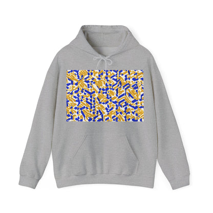 boostlete-rise-grind-pattern-sprint-isometric-0319 — Unisex Heavy Blend Hooded Sweatshirt (Gildan)