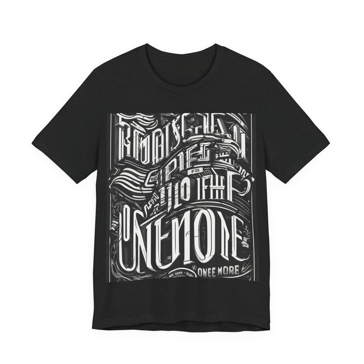 boostlete-mile-by-mile-type-one-more-split-line-art-0001 — Unisex Jersey Short Sleeve (B+C 3001)