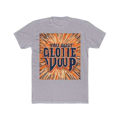 boostlete-rise-grind-type-you-against-you-split-modern-0145 — Unisex Cotton Crew Tee (NL 3600)