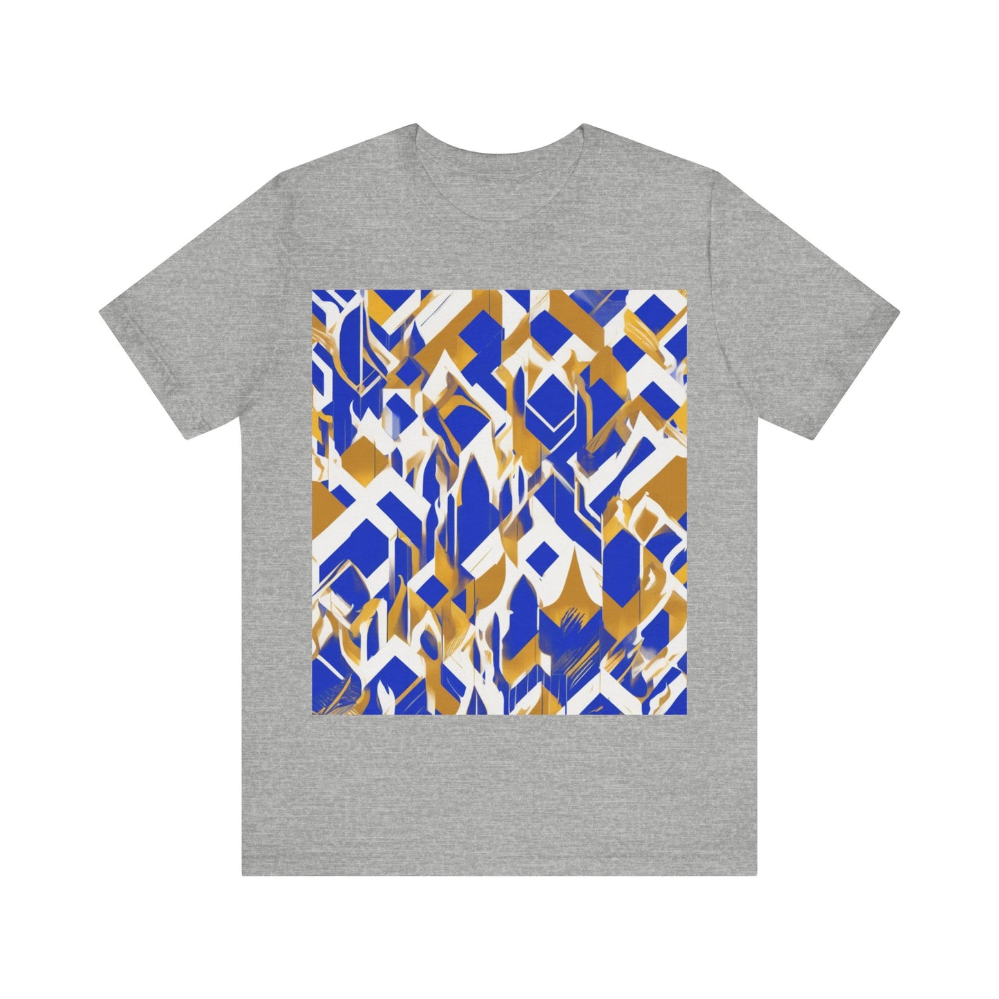 boostlete-field-day-icon-flame-glitch-geometric-0090 — Unisex Jersey Short Sleeve (B+C 3001)