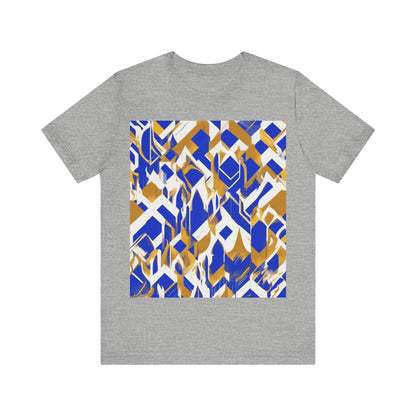 boostlete-field-day-icon-flame-glitch-geometric-0090 — Unisex Jersey Short Sleeve (B+C 3001)