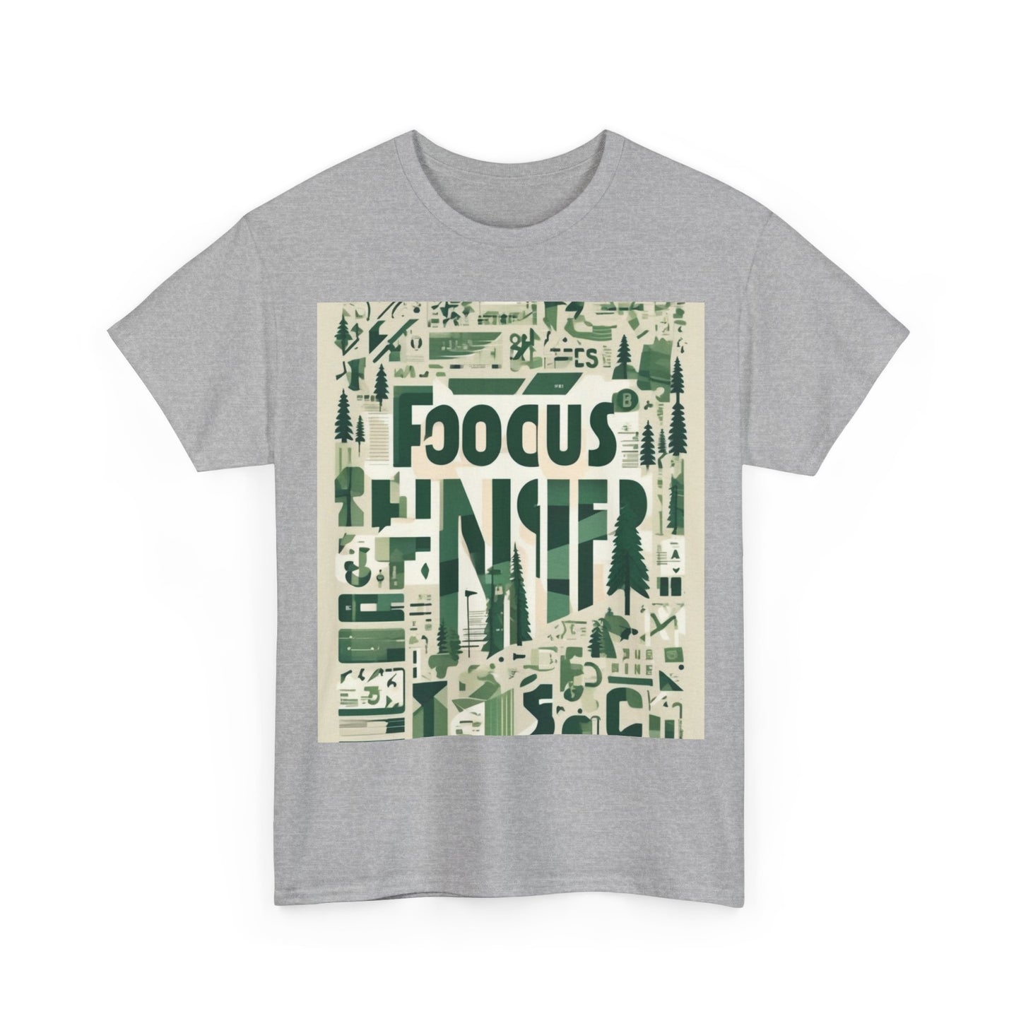 boostlete-boost-mode-type-focus-finish-banner-modern-0113 — Unisex Heavy Cotton Tee (Gildan 5000)