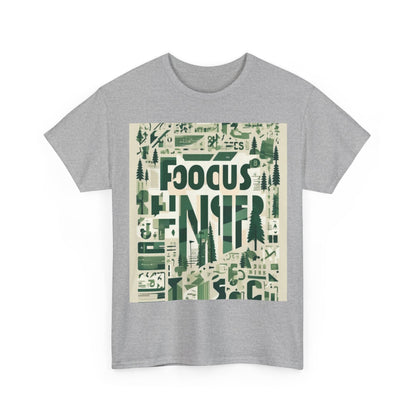 boostlete-boost-mode-type-focus-finish-banner-modern-0113 — Unisex Heavy Cotton Tee (Gildan 5000)