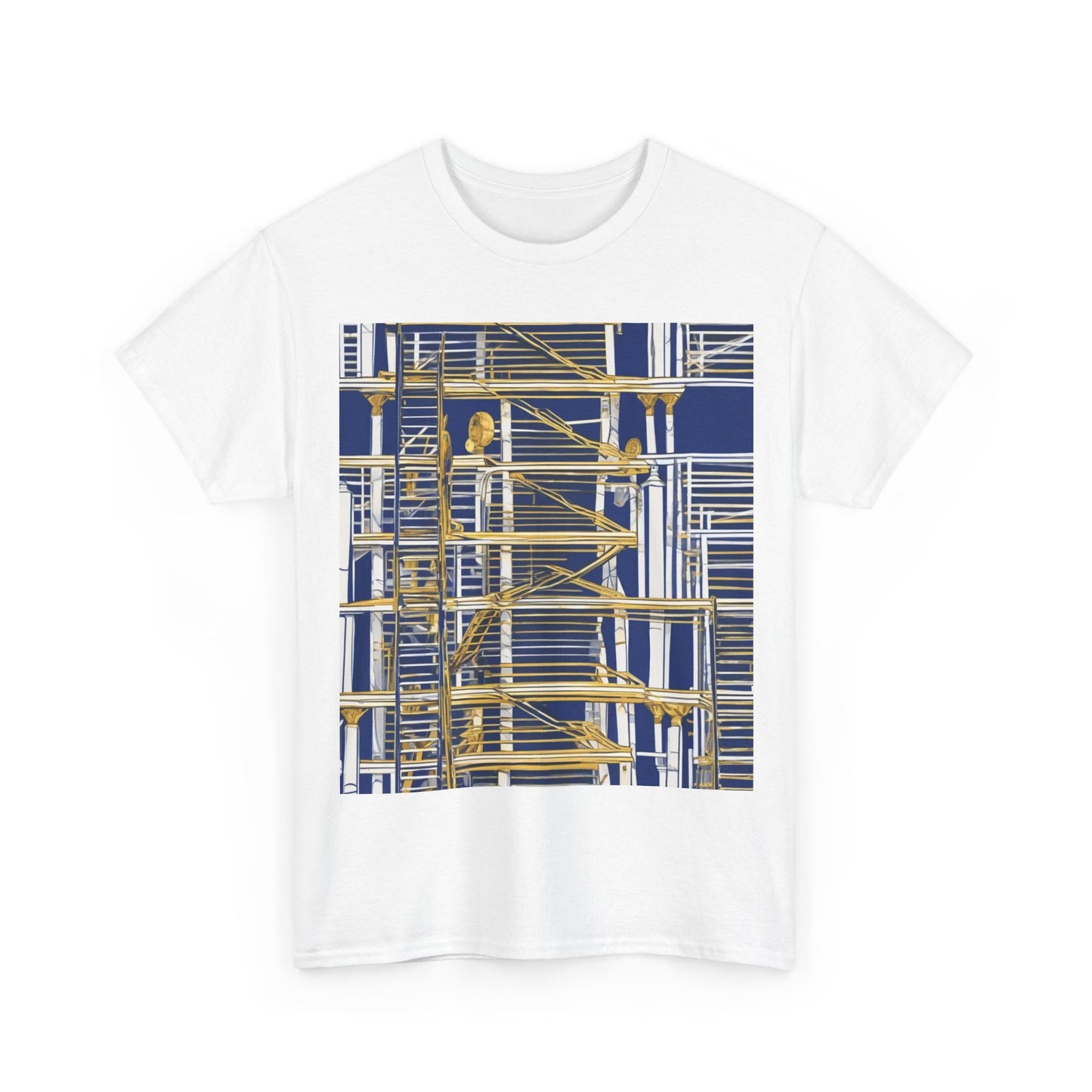 boostlete-rise-grind-icon-ladder-high-engraved-0238 — Unisex Heavy Cotton Tee (Gildan 5000)