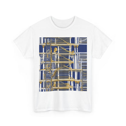 boostlete-rise-grind-icon-ladder-high-engraved-0238 — Unisex Heavy Cotton Tee (Gildan 5000)