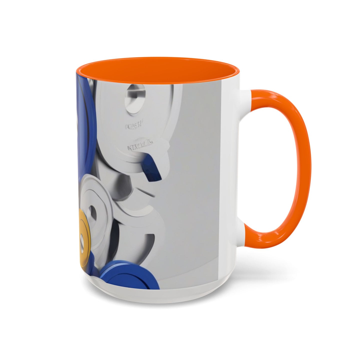 boostlete-field-day-icon-barbell-offset-geometric-0150 — Accent Mug 11oz/15oz