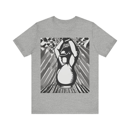 boostlete-iron-intent-scene-kettlebell-grainy-modern-0276 — Unisex Jersey Short Sleeve (B+C 3001)