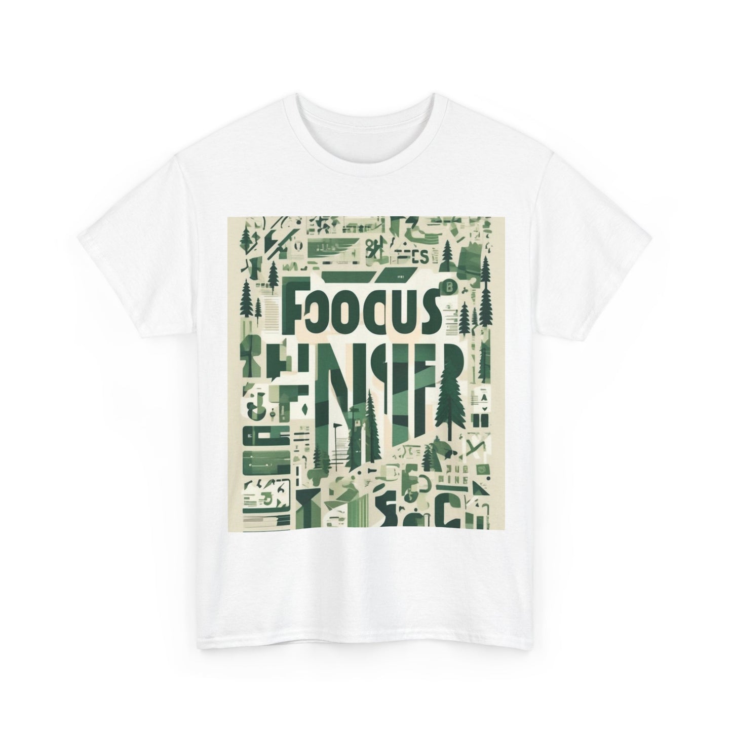 boostlete-boost-mode-type-focus-finish-banner-modern-0113 — Unisex Heavy Cotton Tee (Gildan 5000)