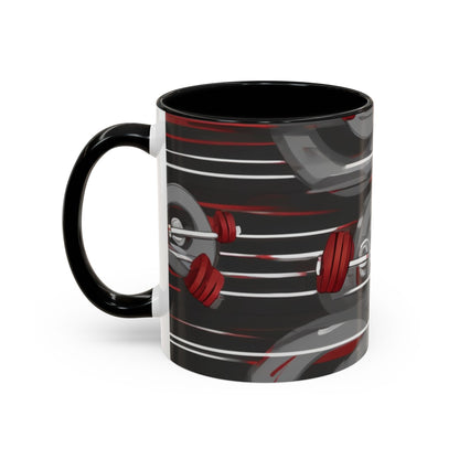 boostlete-rise-grind-icon-barbell-matte-vector-0138 — Accent Mug 11oz/15oz