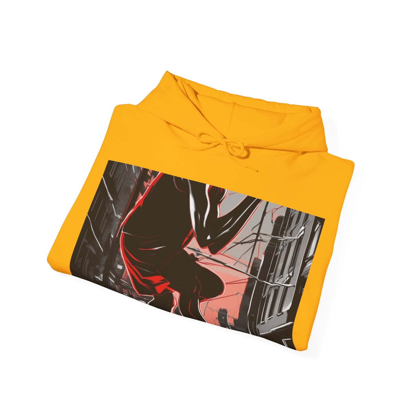 boostlete-am-crew-scene-runner-high-retro-0268 — Unisex Heavy Blend Hooded Sweatshirt (Gildan)