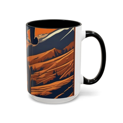 boostlete-iron-intent-scene-trail-3d-retro-0764 — Accent Mug 11/15oz