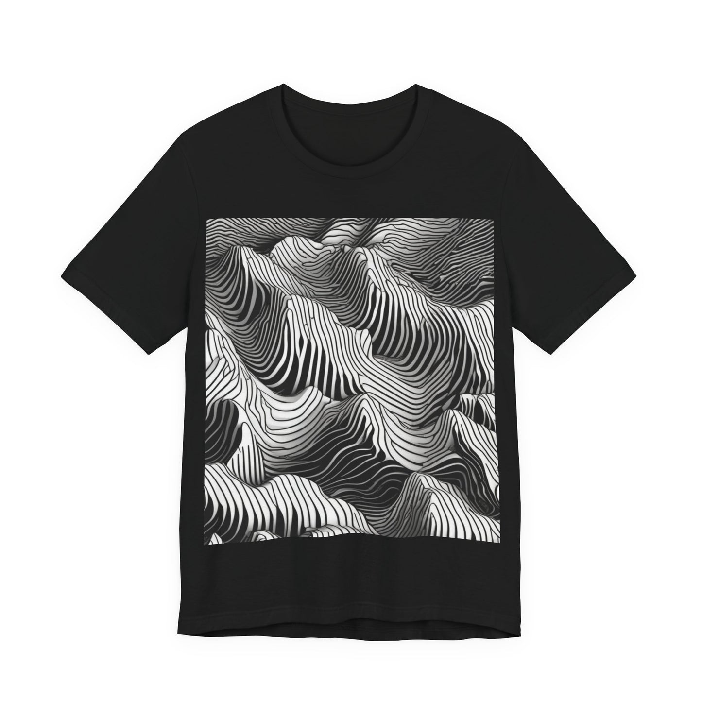 boostlete-field-day-pattern-topographic-isometric-0211 — Unisex Jersey Short Sleeve (B+C 3001)