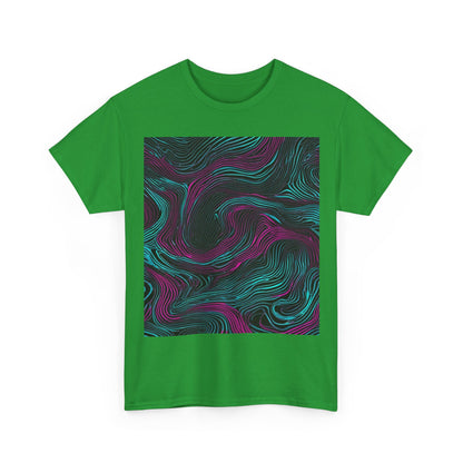 boostlete-am-crew-pattern-topographic-monoline-0075 — Unisex Heavy Cotton Tee (Gildan 5000)