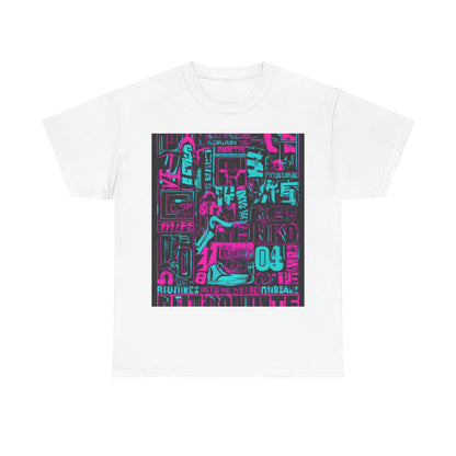 boostlete-rise-grind-type-unbreakable-routine-outline-over-solid-industrial-0081 — Unisex Heavy Cotton Tee (Gildan 5000)