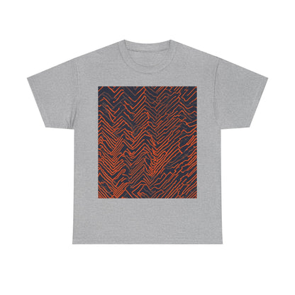 boostlete-field-day-pattern-ekg-modern-0087 — Unisex Heavy Cotton Tee (Gildan 5000)