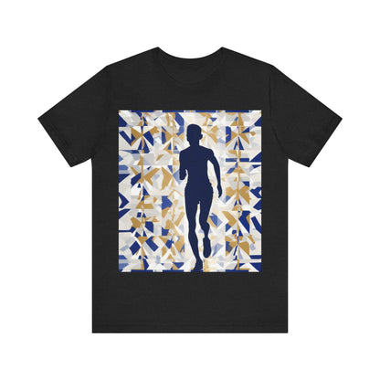 boostlete-recovery-progress-scene-marathoner-matte-geometric-0448 — Unisex Jersey Short Sleeve (B+C 3001)