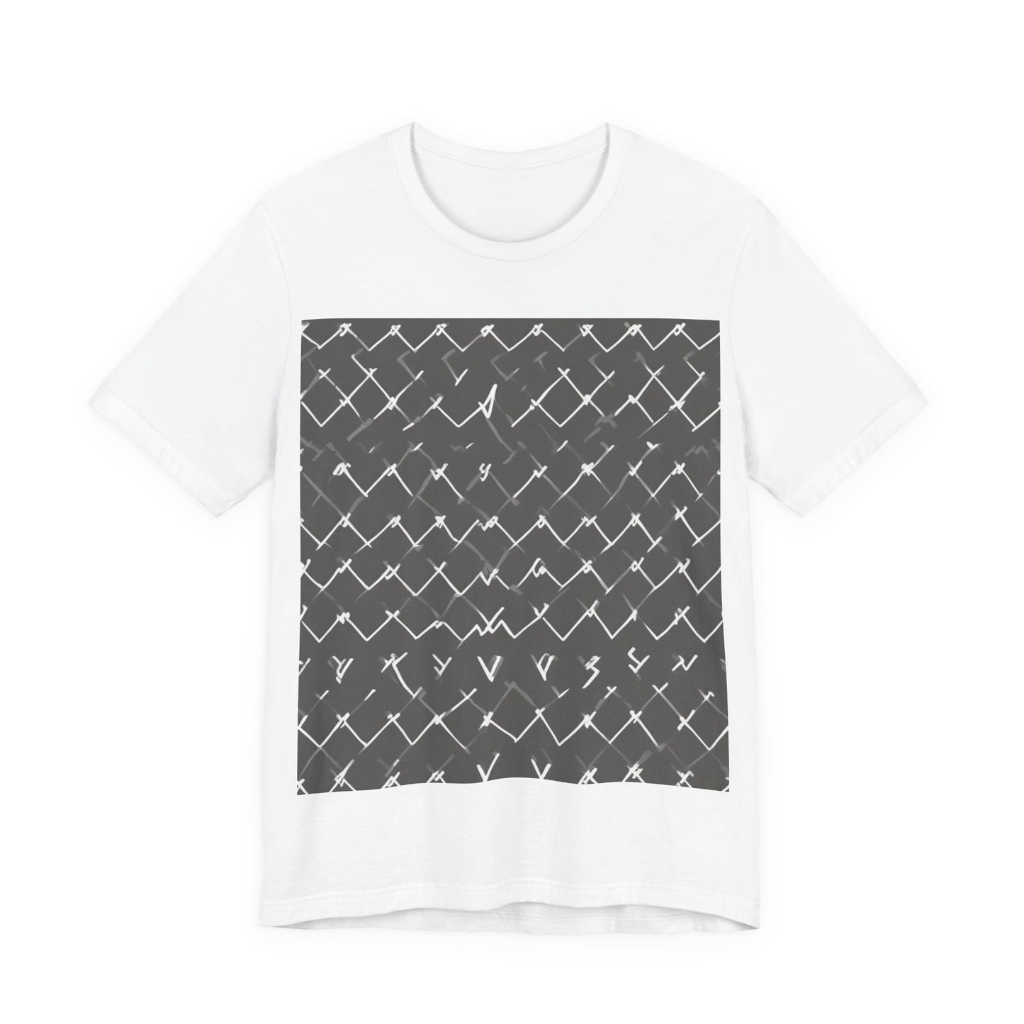 boostlete-am-crew-pattern-ekg-bold-0047 — Unisex Jersey Short Sleeve (B+C 3001)