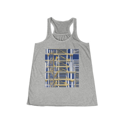 boostlete-rise-grind-icon-ladder-high-engraved-0238 — Women's Flowy Racerback Tank (B+C 8800)