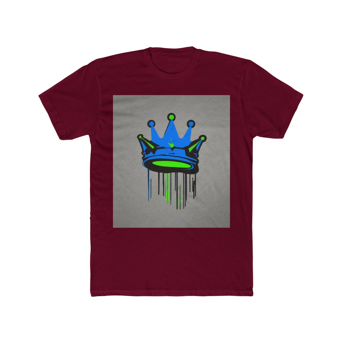 boostlete-mile-by-mile-icon-crown-matte-industrial-0162 — Unisex Cotton Crew Tee (NL 3600)