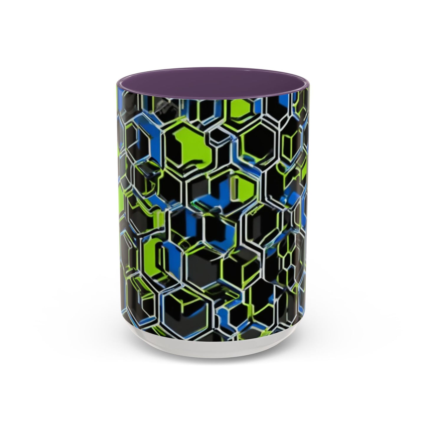 boostlete-recovery-progress-pattern-hex-blueprint-0007 — Accent Mug 11oz/15oz